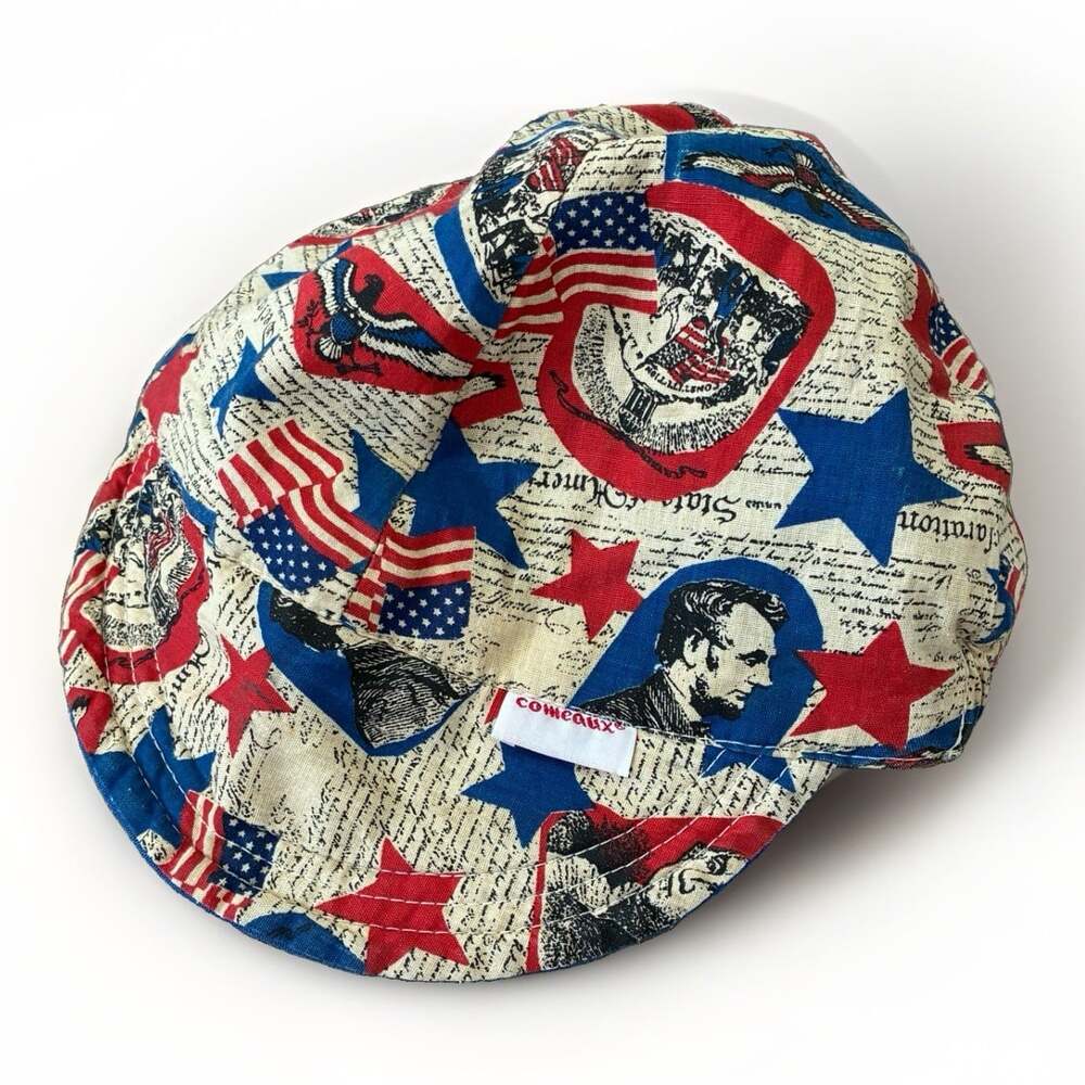 Comeaux Welding cap soft brim limited edition Abraham Lincoln Patriotic Hat USA